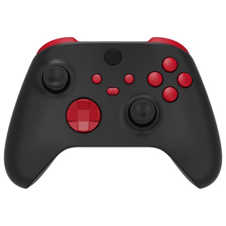 eXtremeRate Passion Red Replacement Buttons LB RB LT RT Bumpers Triggers D-pad ABXY Start Back Sync Share Keys for Xbox Core Wireless Controller
