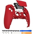 thumbnail image 1 of eXtremeRate Passion Red Touchpad Front Housing Shell Replacement Cover for ps5 Controller BDM-010/020/030/040, 1 of 9