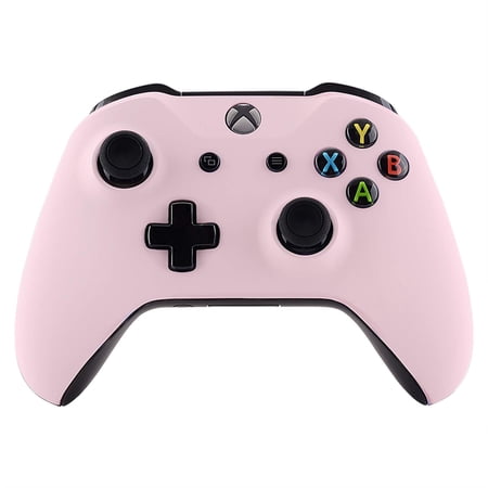 eXtremeRate Pink Replacement Faceplate Front Housing Shell Cover Case for xbox One S/X Controller