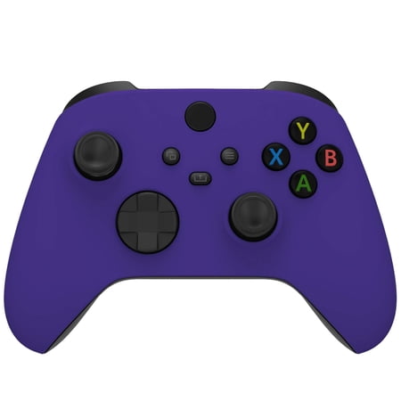 eXtremeRate Purple Custom Accessories Back Panels Cover Faceplate for Xbox Core Wireless Controller