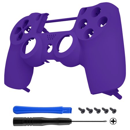 eXtremeRate Purple Custom Console Faceplate Shell for ps4 Slim Pro Controller JDM-040/050/055