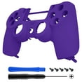 thumbnail image 1 of eXtremeRate Purple Custom Console Faceplate Shell for ps4 Slim Pro Controller JDM-040/050/055, 1 of 5