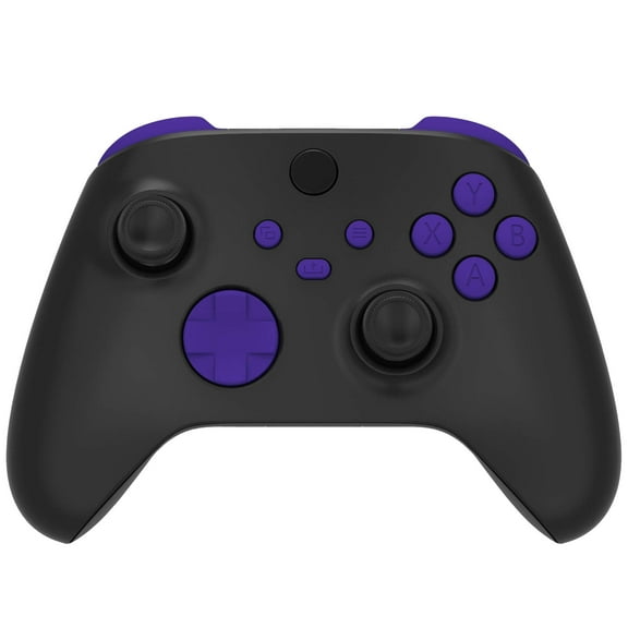 eXtremeRate Purple Replacement Buttons LB RB LT RT Bumpers Triggers D-pad ABXY Start Back Sync Share Keys for Xbox Core Wireless Controller