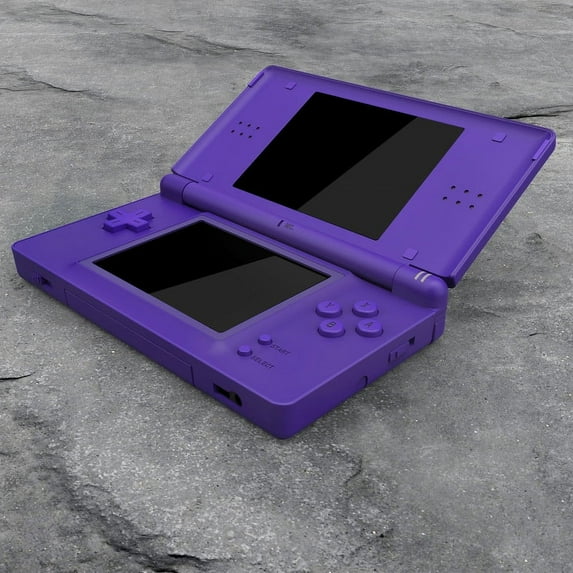 eXtremeRate Purple Replacement Full Housing Shell for Nintendo DS Lite, Custom Handheld Console Case Cover with Buttons, Screen Lens for Nintendo DS Lite NDSL - Console NOT Included