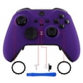 thumbnail image 1 of eXtremeRate Purple Soft Touch Grip Faceplate Cover for Xbox One Elite Series 2 Model 1797, Xbox One Elite Series 2 Core - Thumbstick Accent Rings Included, 1 of 8