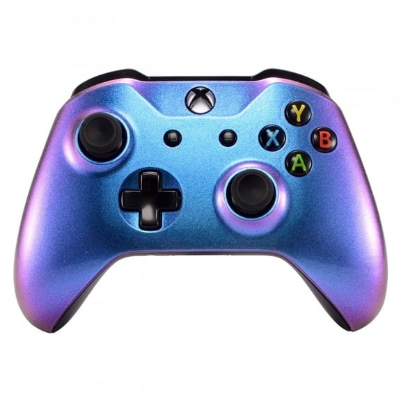 eXtremeRate Purple Blue Chameleon Faceplate Shell for Xbox One X S Controller Model 1708