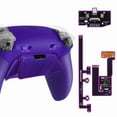 thumbnail image 1 of eXtremeRate RISE4 Plus MAX Back Paddles Kit with Clicky Trigger Stops & Rubberized Grip for PS5 Controller BDM-030 040 050, Remappable Back Buttons Kit for PS5 Controller - Galactic Purple, 1 of 8