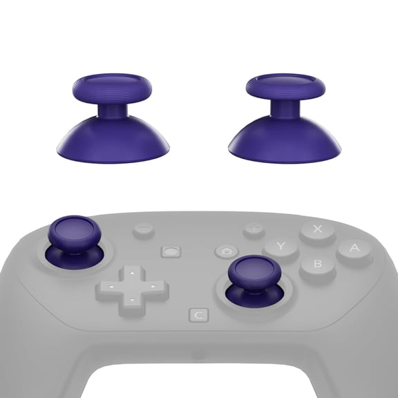 eXtremeRate Replacement 3D Joystick for Nintendo Switch 2 Pro Controller, Left Right Analog Stick Thumbsticks with Screwdriver Tools, Multi-Colors Options - Purple