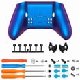 thumbnail image 1 of eXtremeRate Replacement Bottom Shell Case for Xbox Elite Series 2 Controller, Chameleon Purple Blue Back Housing Shell Cover for Xbox Elite Series 2 Core Controller Model 1797, 1 of 9