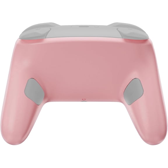 eXtremeRate Replacement Bottom Shell For Nintendo Switch 2 Pro Controller, Custom DIY Rear Plate Back Housing Cover Case - Puffy Pink