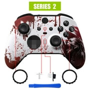 eXtremeRate Replacement Controller Faceplate Case Accent Rings for Xbox Elite Series 2 Controller