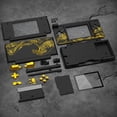 thumbnail image 1 of eXtremeRate Replacement Full Housing Shell for Nintendo DS Lite, The Great GOLDEN Wave Off Kanagawa - Black Custom Handheld Console Case Cover with Buttons, Screen Lens for Nintendo DS Lite NDSL, 1 of 5