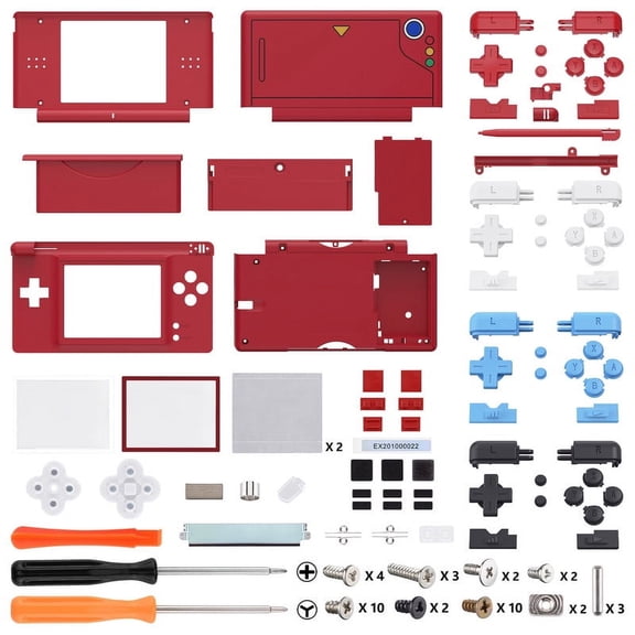 eXtremeRate Replacement Full Housing Shell for Nintendo DS Lite, Monster Index Console Style