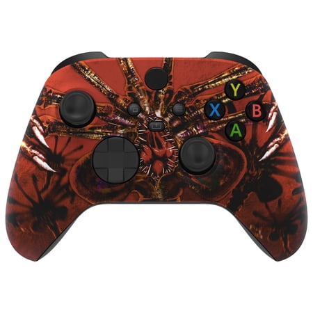 eXtremeRate Replacement Shell Alien Fear Front Housing Cover for Xbox Core Controller Wireless