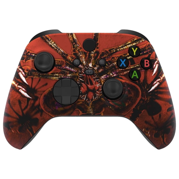 eXtremeRate Replacement Shell Alien Fear Front Housing Cover for Xbox Core Controller Wireless