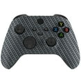 thumbnail image 1 of eXtremeRate Replacement Shell Black Silver Carbon Fiber Front Housing Cover for Xbox Core Controller, 1 of 8