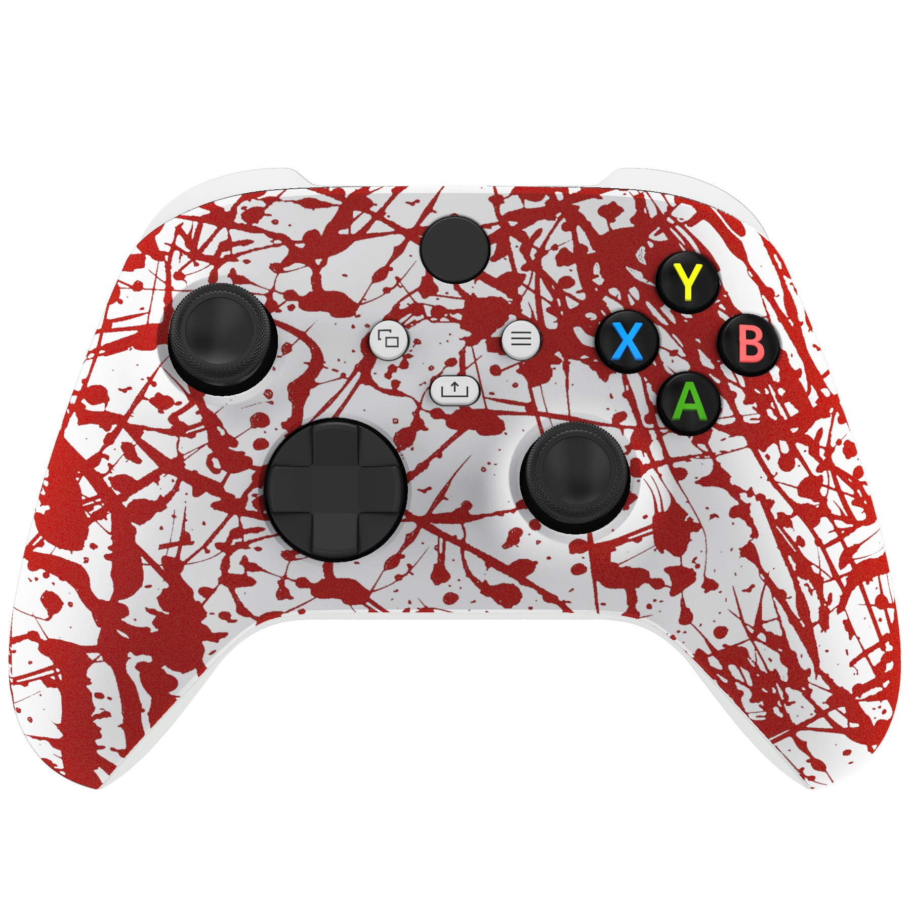 Blood Skull Front Housing Shell Faceplate Case Part for Xbox One Controller