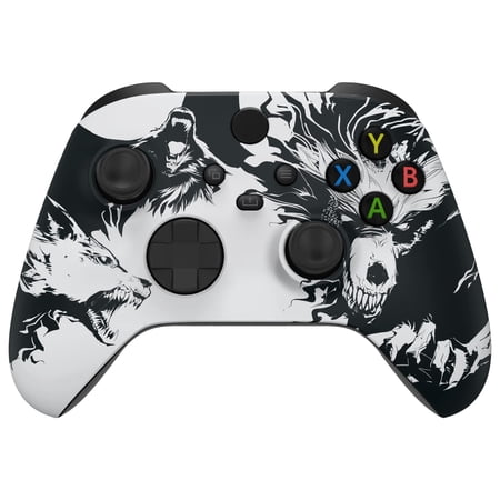 eXtremeRate Replacement Shell New Wolve Soul Front Housing Cover for Xbox Core Controller Wireless