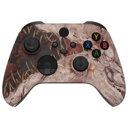 eXtremeRate Replacement Shell Xeno Species Front Housing Cover for Xbox Core Controller Wireless