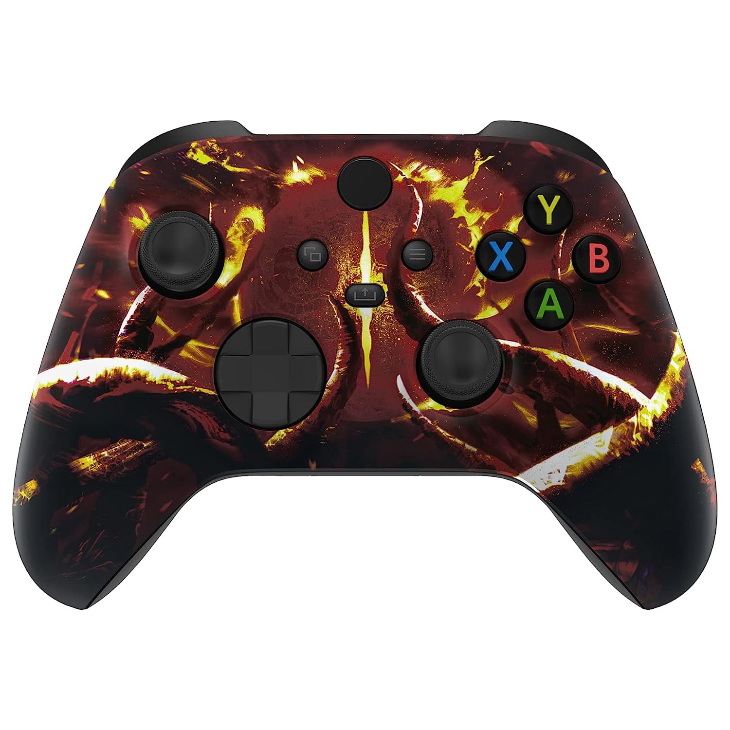 Controller R2 Flaming eXtremeRate Replacement The Great Flaming Overlord Front Housing Cover ...