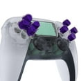 thumbnail image 1 of eXtremeRate Replacement Three-Tone PurPle & Clear with D-pad Face Buttons for PS5 BDM 010/020/030/040, 1 of 10