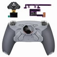 thumbnail image 1 of eXtremeRate SPARK Back Paddles Kit for PS5 Controller BDM-030 040 050 Models, OLED Display + Clicky Trigger Stops + Ergonomic Rubberized Grips Remappable 4 Back Buttons Set - Classic Gray, 1 of 9