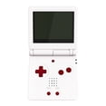 thumbnail image 1 of eXtremeRate Scarlet Red Custom Full Set Buttons for Gameboy Advance SP, Replacement A B L R Button Power On Off Volume Button D-pad Key for GBA SP Console - Console NOT Included, 1 of 7