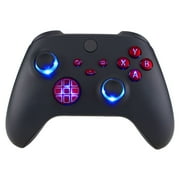 eXtremeRate Scarlet Red Multi-Colors Buttons7 Colors 9 Modes DTF LED Kit for Xbox Series X/S Controllernot included Controller