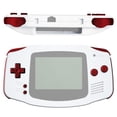 thumbnail image 1 of eXtremeRate Scarlet Red Replacement Full Set Buttons for Gameboy Advance GBA - Handheld Game Console NOT Included, 1 of 6