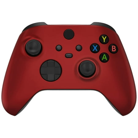 eXtremeRate Scarlet Red Replacement Shell Gaming Controller Case Faceplate for Xbox Core Controller