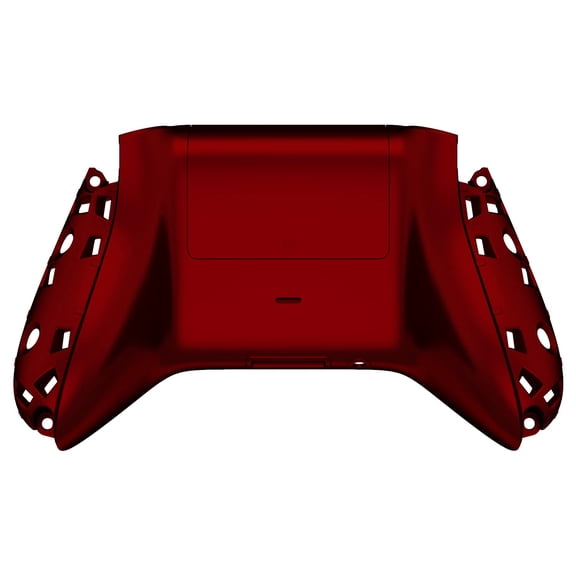 eXtremeRate Scarlet Red Soft Touch Custom Bottom Shell w/ Battery Cover for Xbox Core Wireless Controller