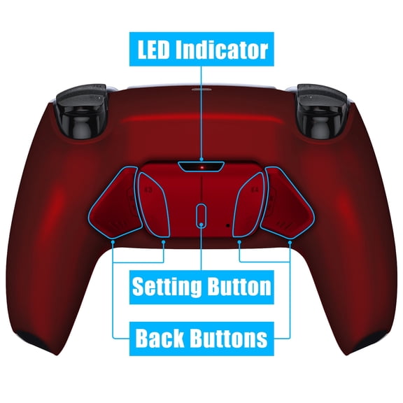 eXtremeRate Scarlet Remap Kit Upgrade Board Back Shell 4 Buttons for PS5 Controller BDM 010/020