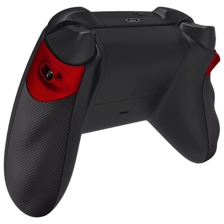 eXtremeRate Scarlet Side Rails Grips Trigger Stop Kit , Anti-Slip Ergonomic Trigger Stopper Handle Grips for Xbox Series X/S Controller