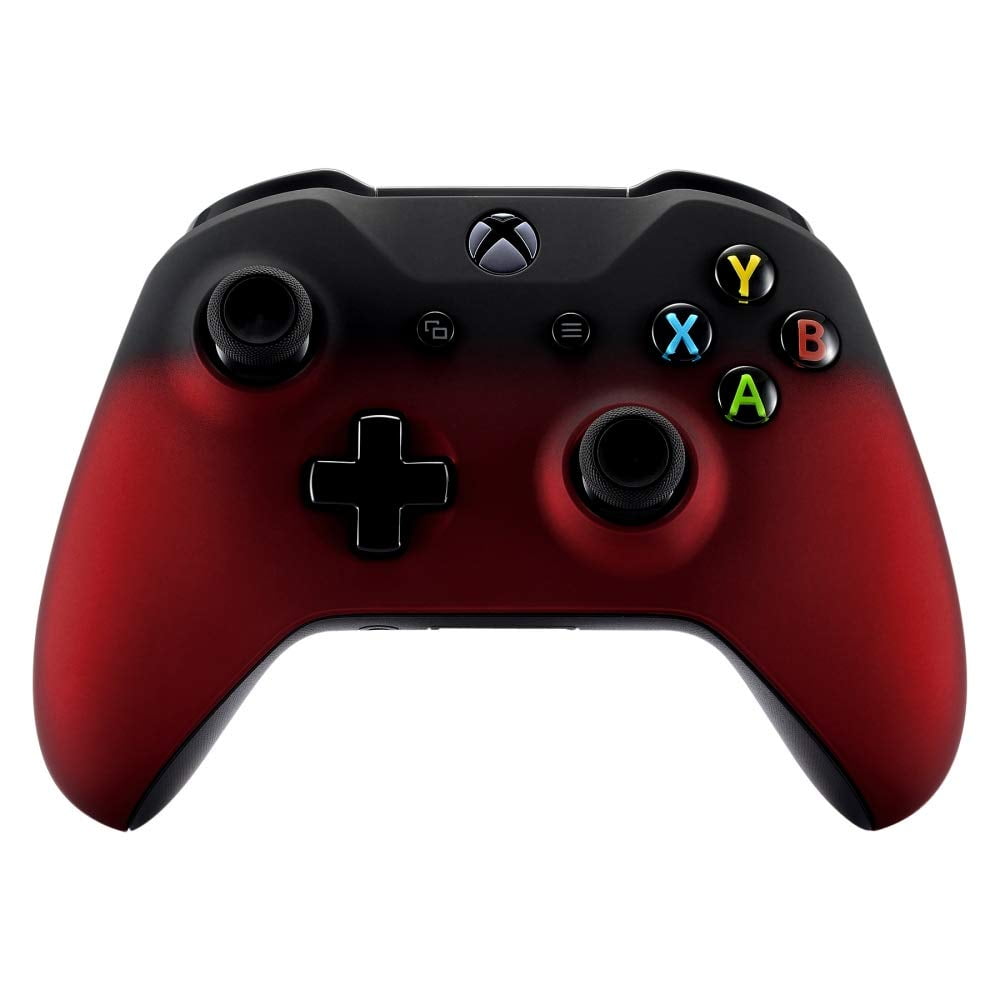 eXtremeRate Shadow Red Faceplate Cover for Xbox One Wireless Controller ...