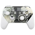 thumbnail image 1 of eXtremeRate Silver Splatter Faceplate Backplate Handles for Nintendo Switch Pro Controller, Replacement Hand Grip Housing Shell Buttons for Nintendo Switch Pro Controller - Controller NOT Included, 1 of 5