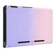 thumbnail image 1 of eXtremeRate Soft Touch Grip Gradient Pink Violet Console Back Plate DIY Replacement Housing Shell Case for Nintendo Switch Console with Kickstand – JoyCon Shell NOT Included, 1 of 7