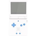 thumbnail image 1 of eXtremeRate Starlight Blue Custom Full Set Buttons for Gameboy Advance SP, Replacement A B L R Button Power On Off Volume Button D-pad Key for GBA SP Console - Console NOT Included, 1 of 8