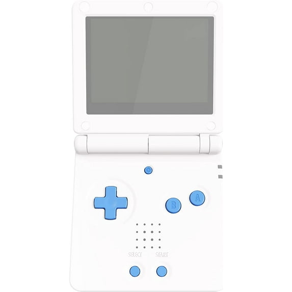 eXtremeRate Starlight Blue Custom Full Set Buttons for Gameboy Advance SP, Replacement A B L R Button Power On Off Volume Button D-pad Key for GBA SP Console - Console NOT Included