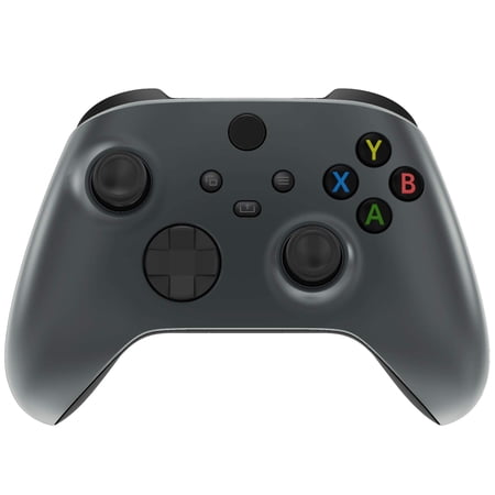 eXtremeRate Steel Gray Replacement Shell Custom Cover Gaming Case Faceplate for Xbox Core Controller
