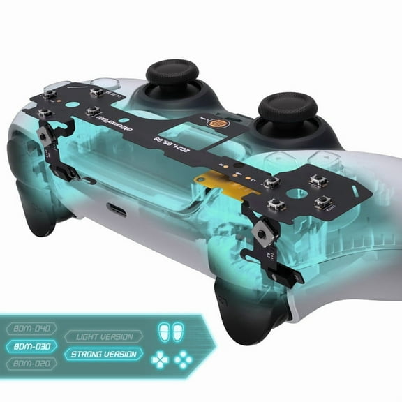 eXtremeRate Strong Version Whole Clicky Kit for PS5 Controller BDM-030 Shoulder Face Dpad Buttons, Custom Micro Switch L2R2 Face Buttons Clicky Kit and Tactile L1R1 Keys Mouse Click for PS5 Controller
