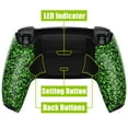 thumbnail image 1 of eXtremeRate Textrued Green Back Paddles Kit Upgrade Board Back Shell Buttons for PS5 Controller BDM-010/020, 1 of 8