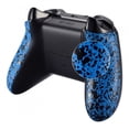 thumbnail image 1 of eXtremeRate Textured Blue Back Panels, Comfortable Non-Slip Side Rails, 3D Splashing Handles, Game Improvement Replacement Parts for Microsoft Xbox One X & One S Controller, 1 of 7