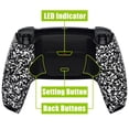 thumbnail image 1 of eXtremeRate Textured White Programable Rise Remap Kit for PS5 Controller BDM-010, Upgrade Board & Redesigned Back Shell & Back Buttons Attachment for PS5 Controller - Controller NOT Included, 1 of 7