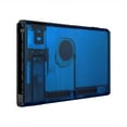 thumbnail image 1 of eXtremeRate Transparent Clear Blue Console Back Plate DIY Replacement Housing Shell Case for Nintendo Switch Console with Kickstand – JoyCon Shell NOT Included, 1 of 7