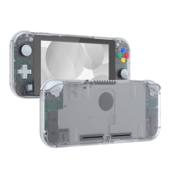 eXtremeRate DIY Replacement Shell for Nintendo Switch Lite, Clear