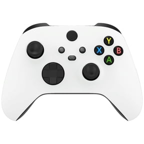 eXtremeRate White Back Panels Cover Faceplate Front Housing for Xbox Core Wireless Controller