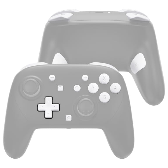 eXtremeRate White Full Button Set for Nintendo Switch 2 Pro Controller – ABXY, D-Pad & Triggers