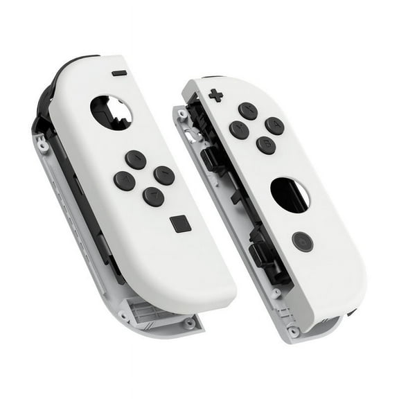 eXtremeRate White Housing Shell w/ Full Set Buttons Replacement for Nintendo Switch/OLED Joycon