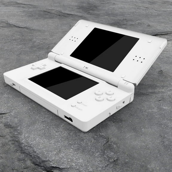 eXtremeRate White Replacement Full Housing Shell for Nintendo DS Lite, Custom Handheld Console Case Cover with Buttons, Screen Lens for Nintendo DS Lite NDSL - Console NOT Included