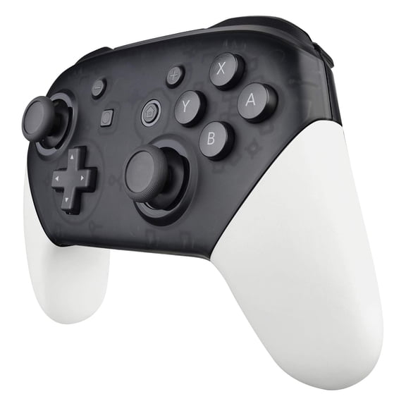 eXtremeRate White Replacement Handle Grips Hand Grip Shell Case for Nintendo Switch Pro Controller